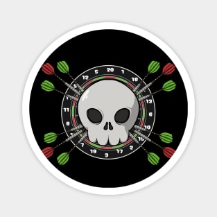 Darts crew Jolly Roger pirate flag (no caption) Magnet